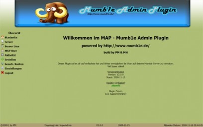 Mumb1e Admin Plugin [V2.x.x]